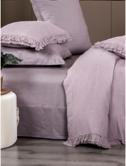 Cloud Stonewashed Cotton (лаванда) комплект с одеялом "KAZANOV.A." Евро